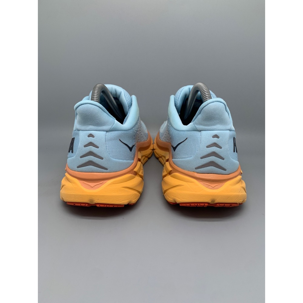 Hoka One Clifton 8 Blue Orange Running Shoes Women's Sz 9B - Picture 3 of 10